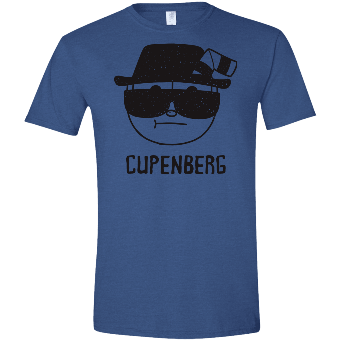 T-Shirts Heather Royal / X-Small Cupenberg Men's Semi-Fitted Softstyle