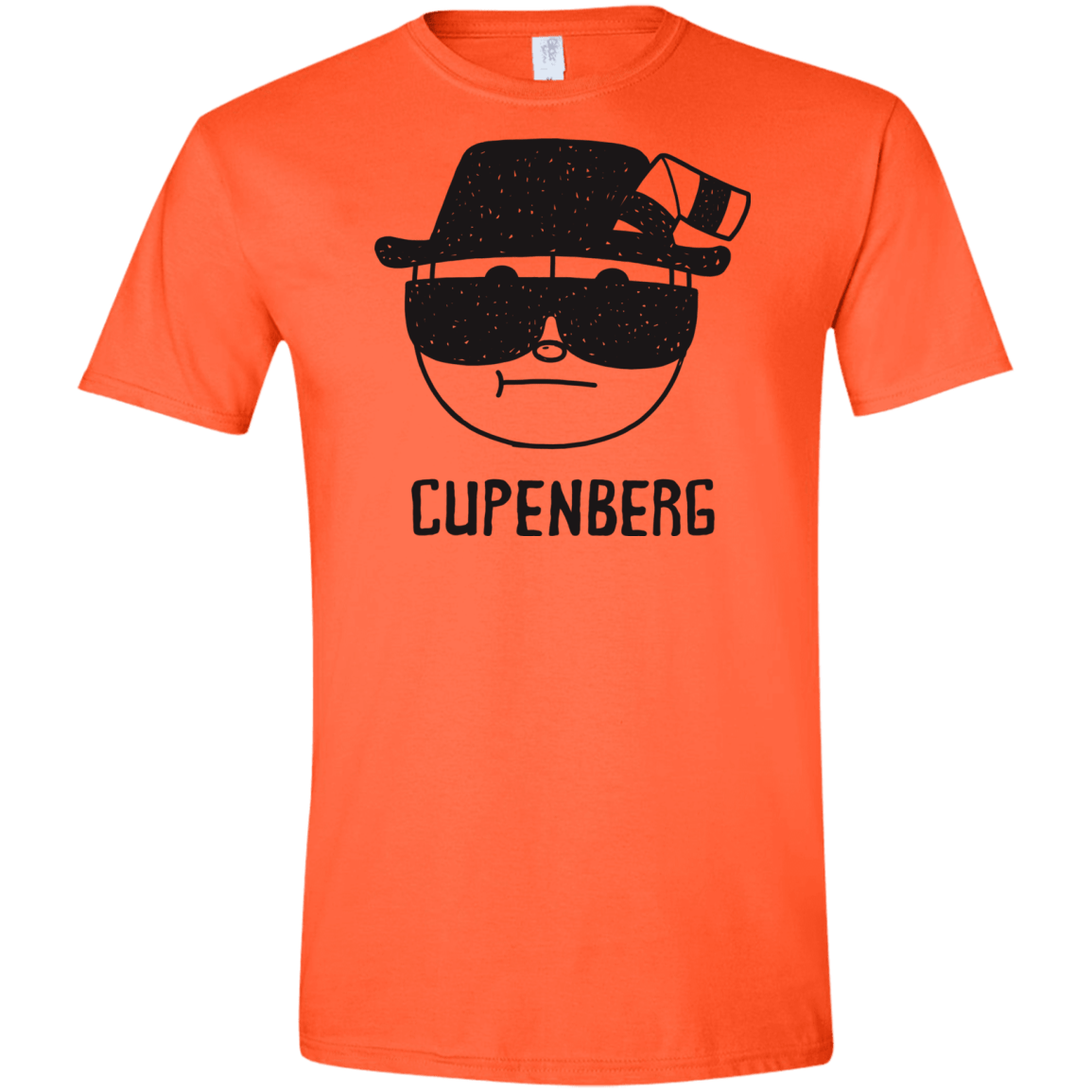T-Shirts Orange / S Cupenberg Men's Semi-Fitted Softstyle