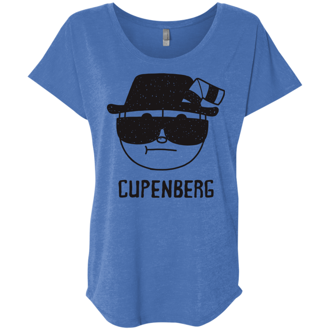 T-Shirts Vintage Royal / X-Small Cupenberg Triblend Dolman Sleeve