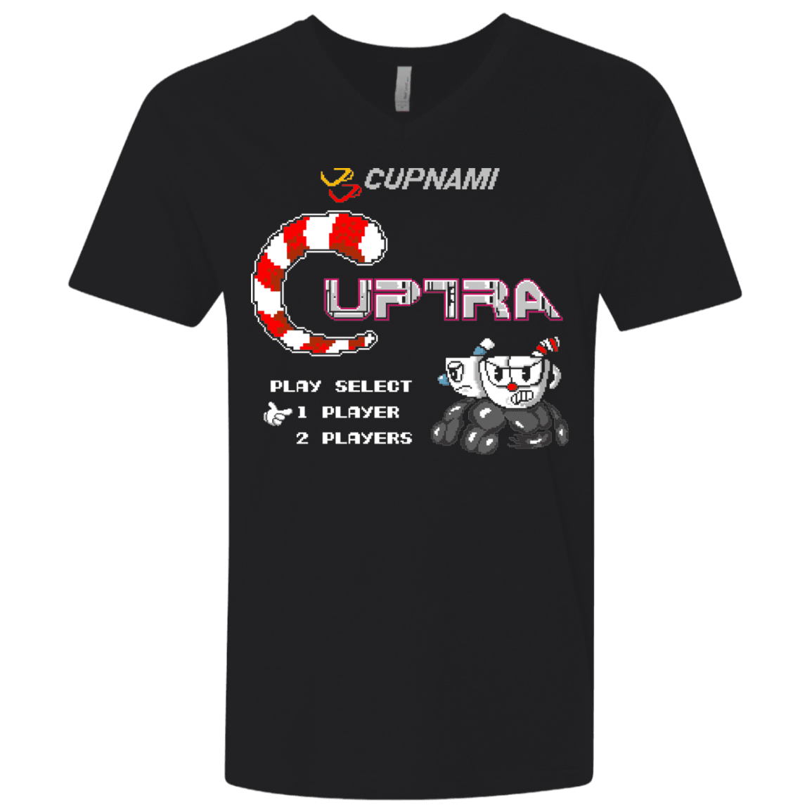 T-Shirts Black / X-Small Cuptra Men's Premium V-Neck