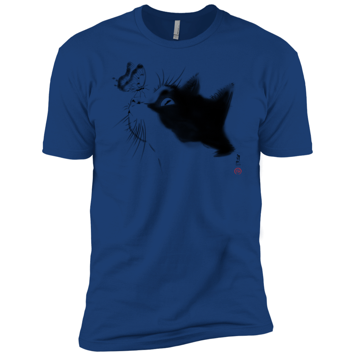 T-Shirts Royal / YXS Curious Cat Boys Premium T-Shirt
