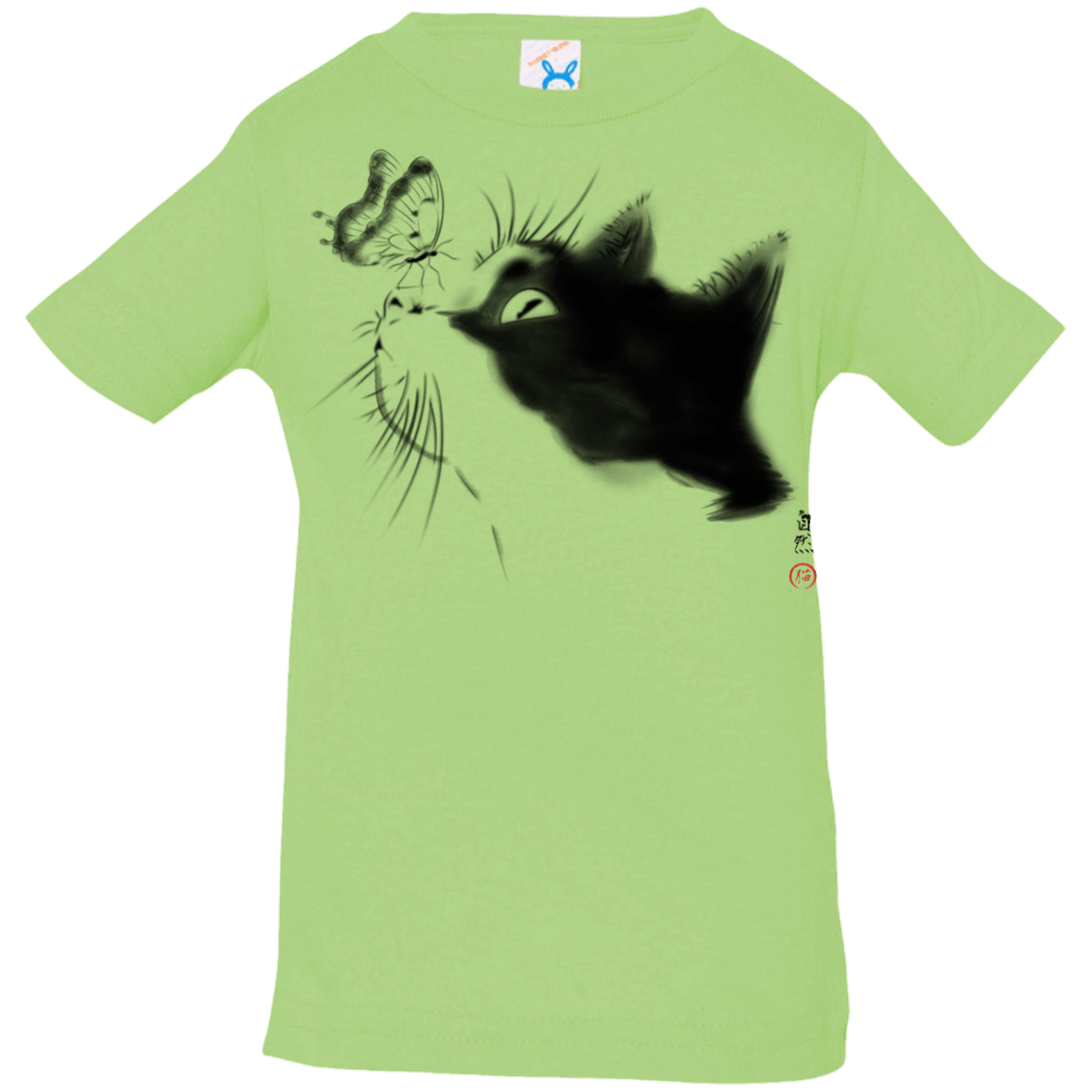 T-Shirts Key Lime / 6 Months Curious Cat Infant Premium T-Shirt