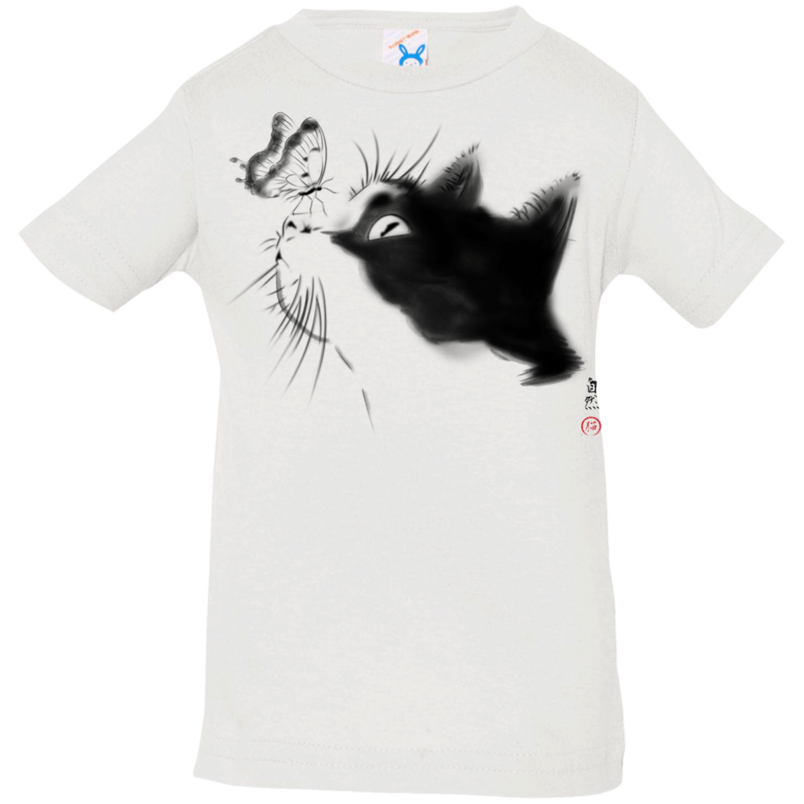 T-Shirts White / 6 Months Curious Cat Infant Premium T-Shirt