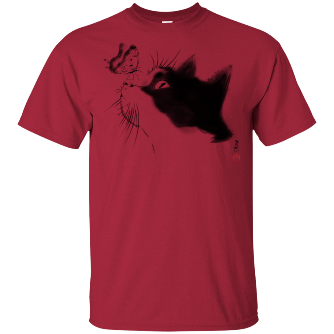 T-Shirts Cardinal / YXS Curious Cat Youth T-Shirt