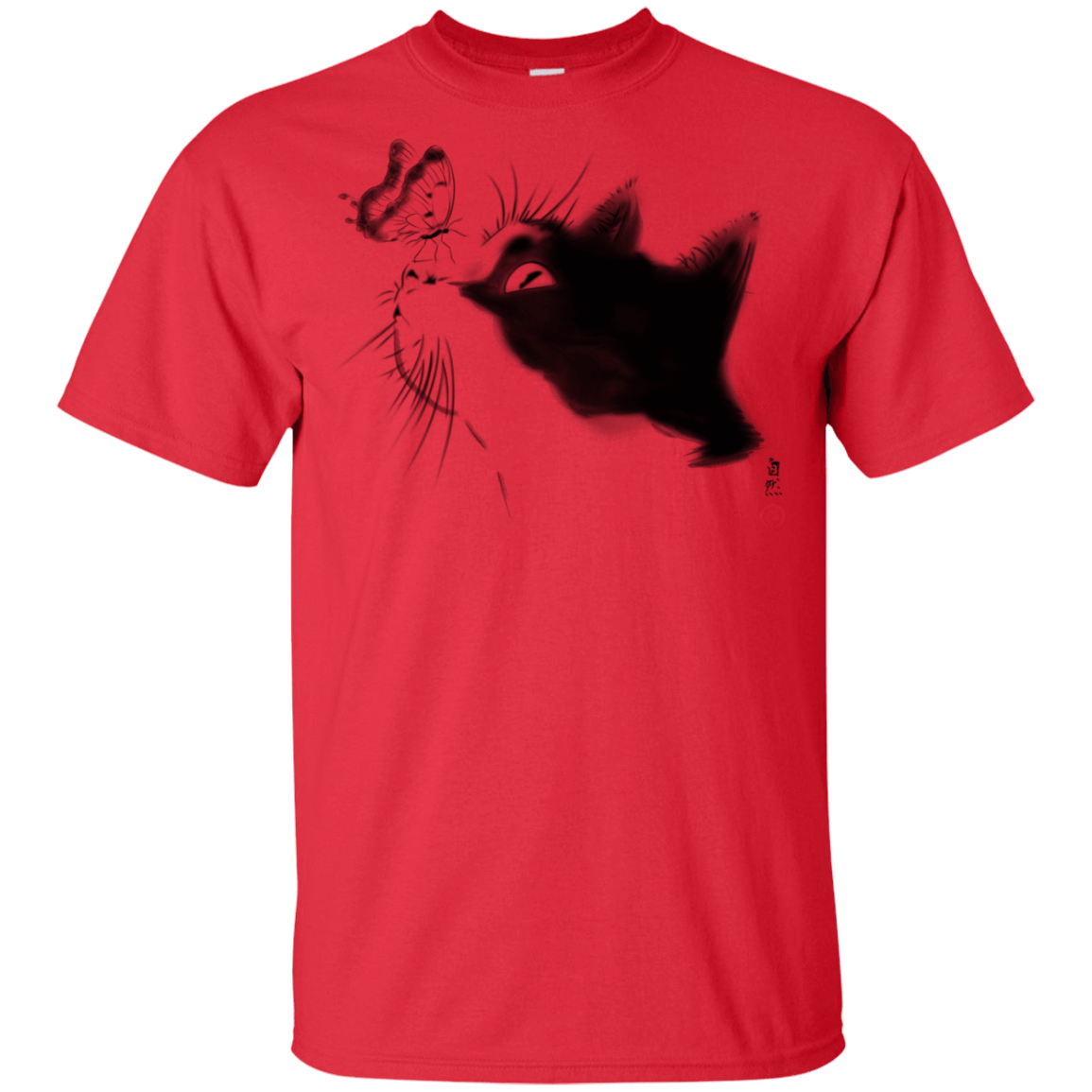 T-Shirts Red / YXS Curious Cat Youth T-Shirt