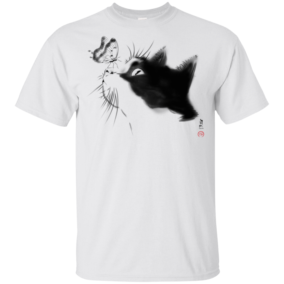 T-Shirts White / YXS Curious Cat Youth T-Shirt