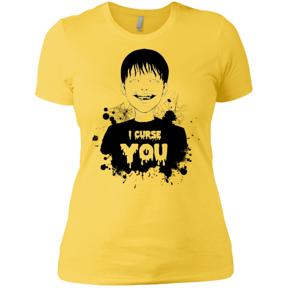 T-Shirts Vibrant Yellow / X-Small Curse Women's Premium T-Shirt