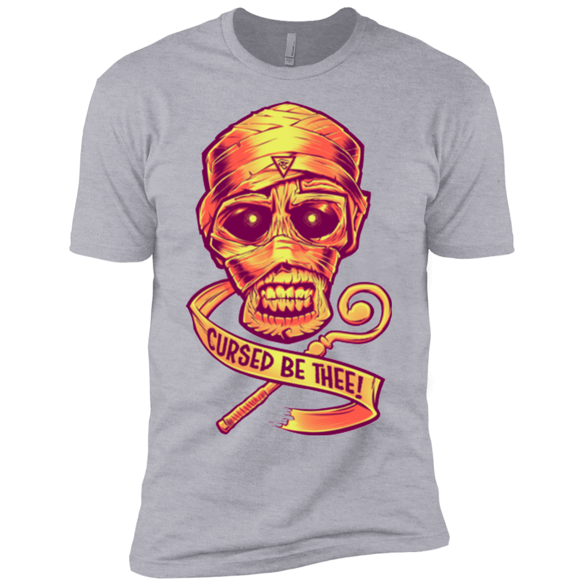 T-Shirts Heather Grey / YXS CURSED Boys Premium T-Shirt