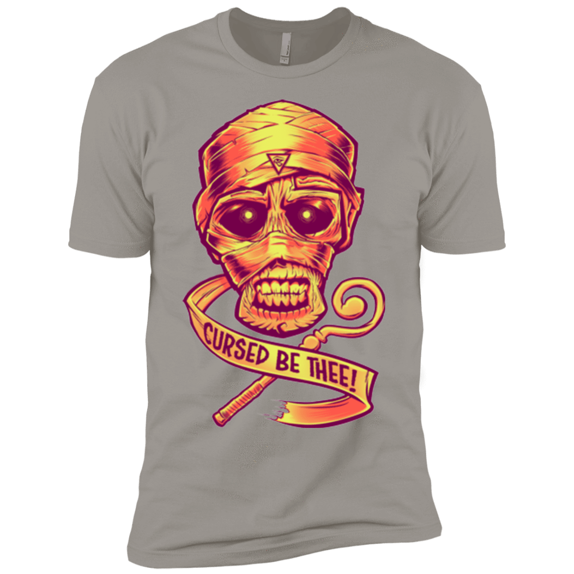 T-Shirts Light Grey / YXS CURSED Boys Premium T-Shirt