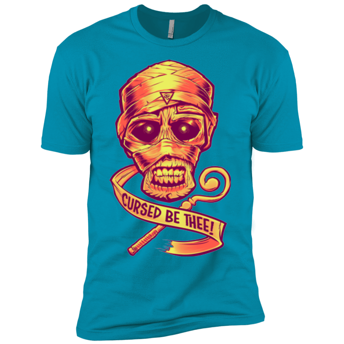 T-Shirts Turquoise / YXS CURSED Boys Premium T-Shirt