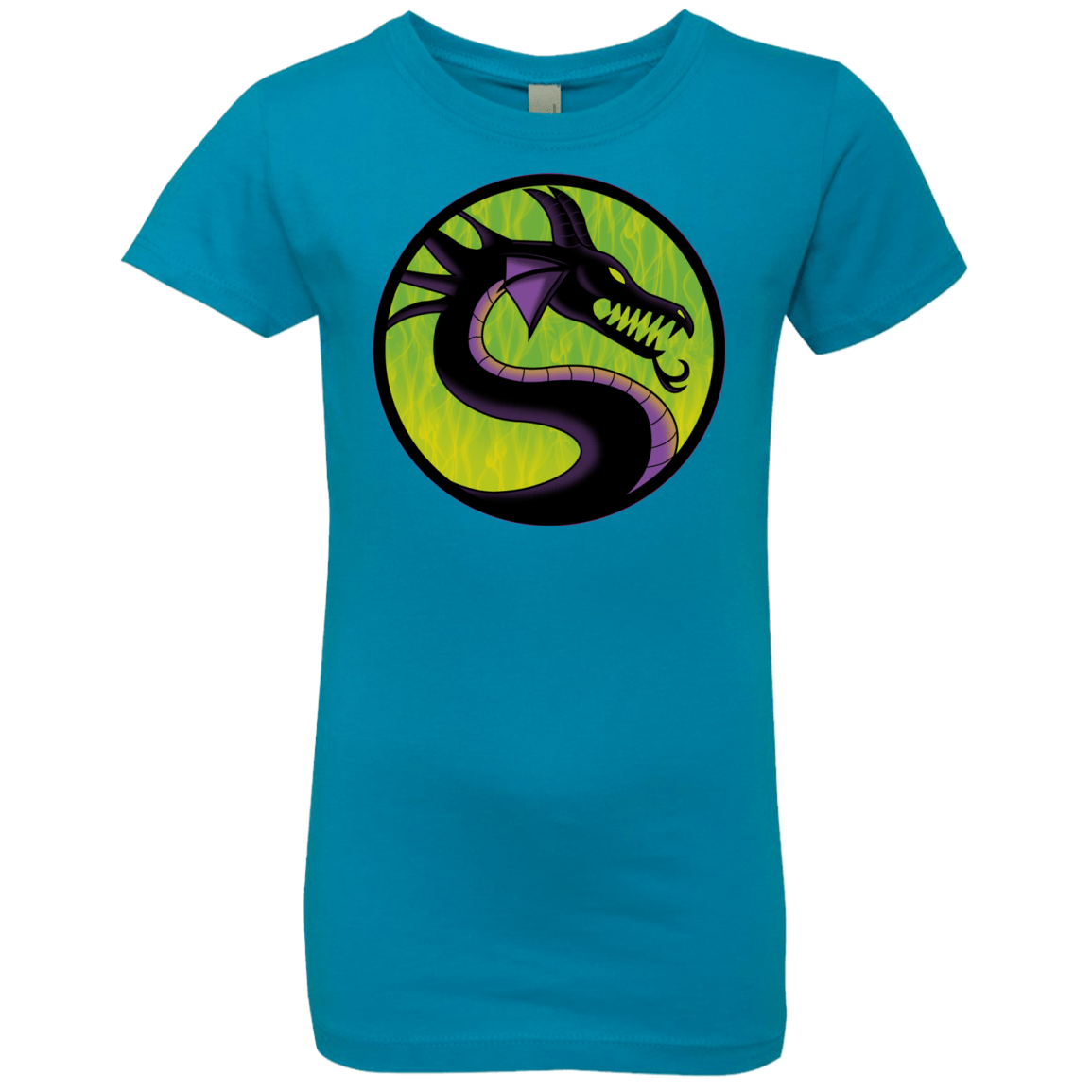 T-Shirts Turquoise / YXS Cursed Kombat Girls Premium T-Shirt