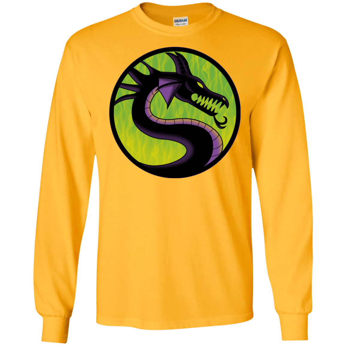 T-Shirts Gold / S Cursed Kombat Men's Long Sleeve T-Shirt