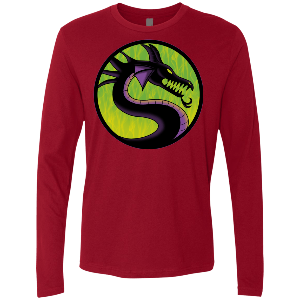 T-Shirts Cardinal / S Cursed Kombat Men's Premium Long Sleeve