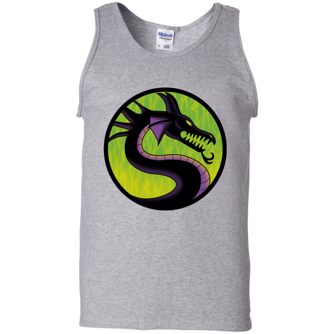 T-Shirts Sport Grey / S Cursed Kombat Men's Tank Top