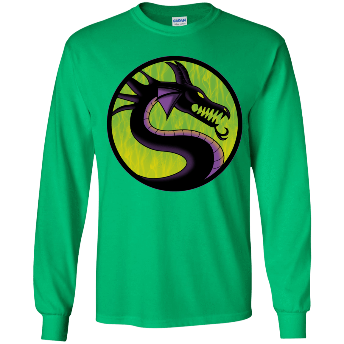 T-Shirts Irish Green / YS Cursed Kombat Youth Long Sleeve T-Shirt