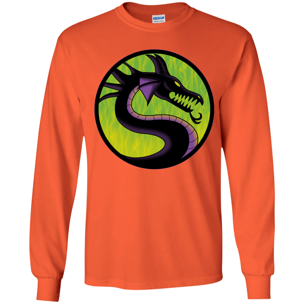 T-Shirts Orange / YS Cursed Kombat Youth Long Sleeve T-Shirt