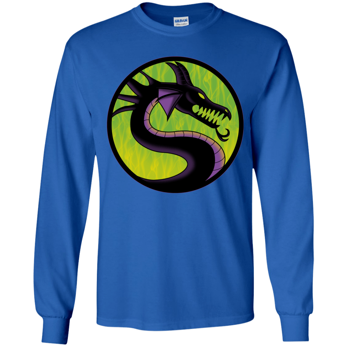 T-Shirts Royal / YS Cursed Kombat Youth Long Sleeve T-Shirt