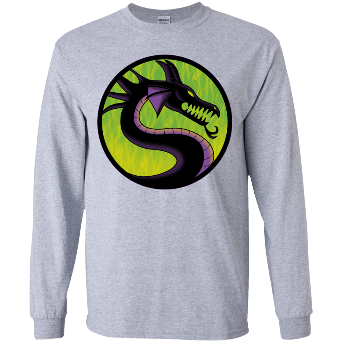 T-Shirts Sport Grey / YS Cursed Kombat Youth Long Sleeve T-Shirt