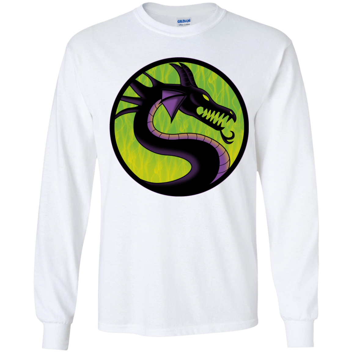 T-Shirts White / YS Cursed Kombat Youth Long Sleeve T-Shirt