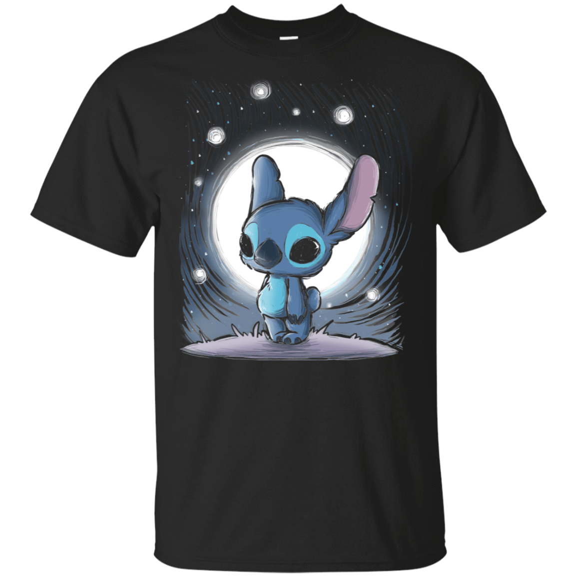 T-Shirts Black / S Cute Alien T-Shirt