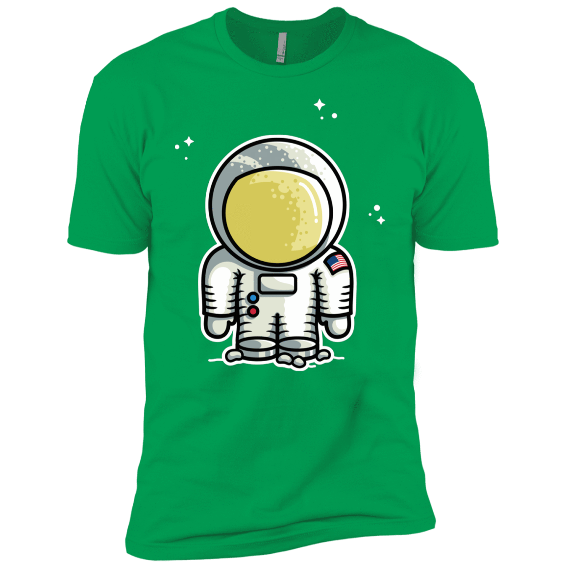 T-Shirts Kelly Green / YXS Cute Astronaut Boys Premium T-Shirt