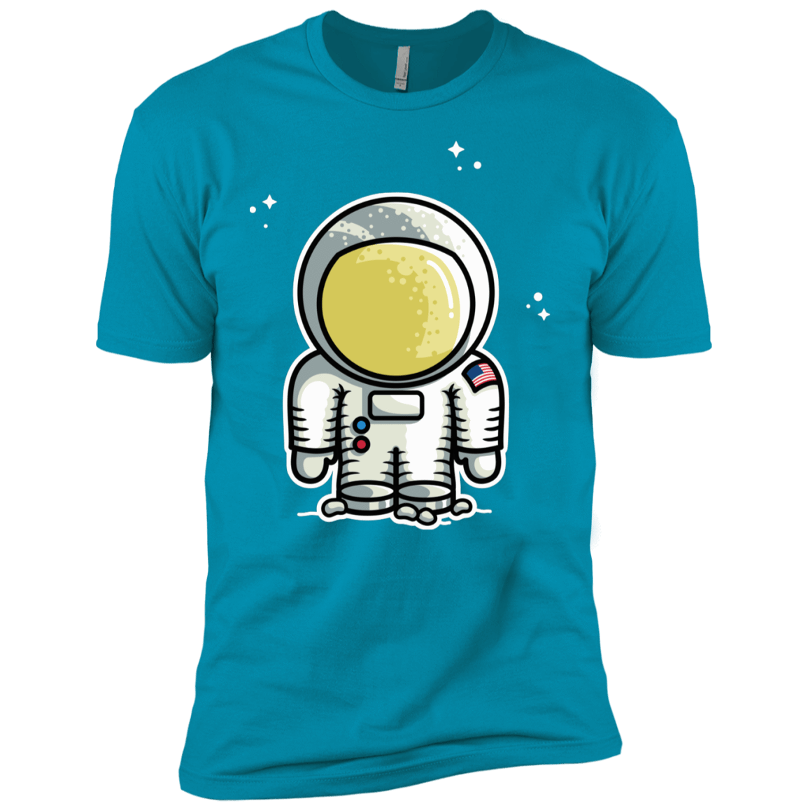 T-Shirts Turquoise / YXS Cute Astronaut Boys Premium T-Shirt