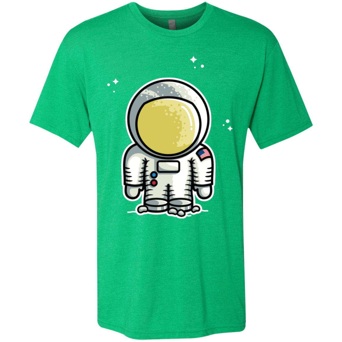 T-Shirts Envy / S Cute Astronaut Men's Triblend T-Shirt