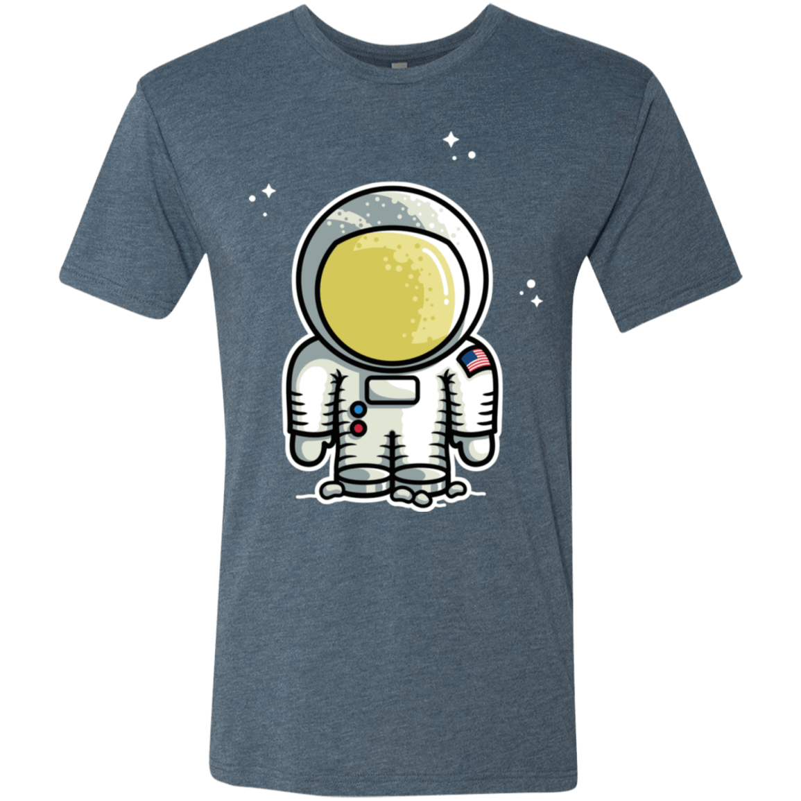 T-Shirts Indigo / S Cute Astronaut Men's Triblend T-Shirt