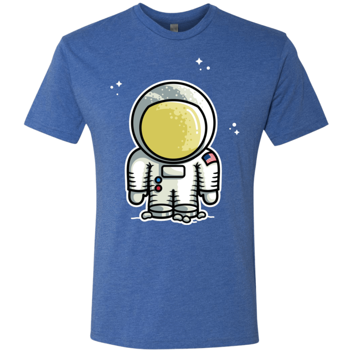 T-Shirts Vintage Royal / S Cute Astronaut Men's Triblend T-Shirt