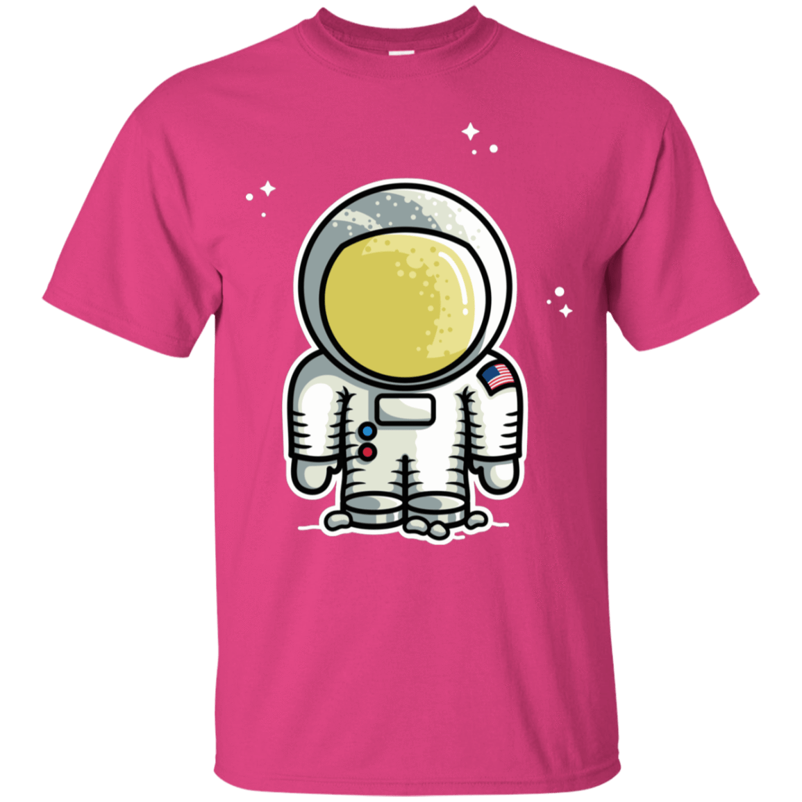 T-Shirts Heliconia / S Cute Astronaut T-Shirt