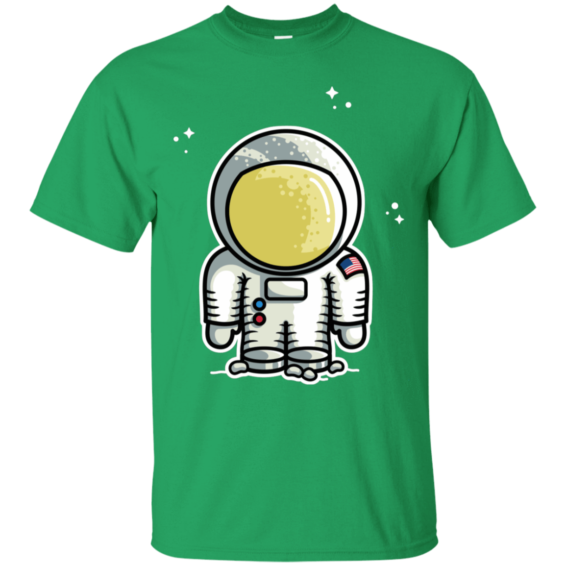 T-Shirts Irish Green / S Cute Astronaut T-Shirt
