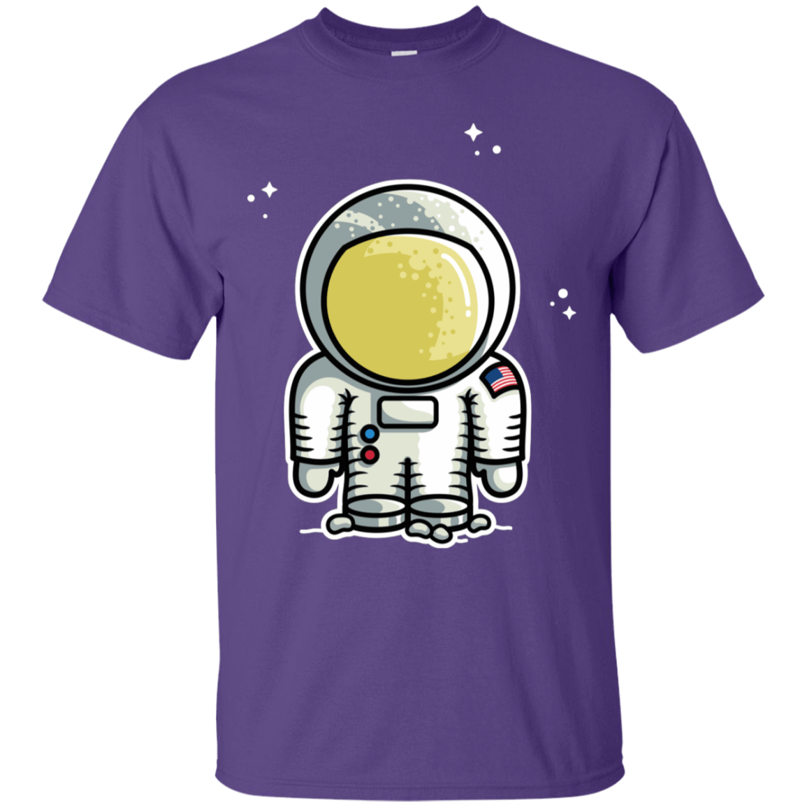 T-Shirts Purple / S Cute Astronaut T-Shirt