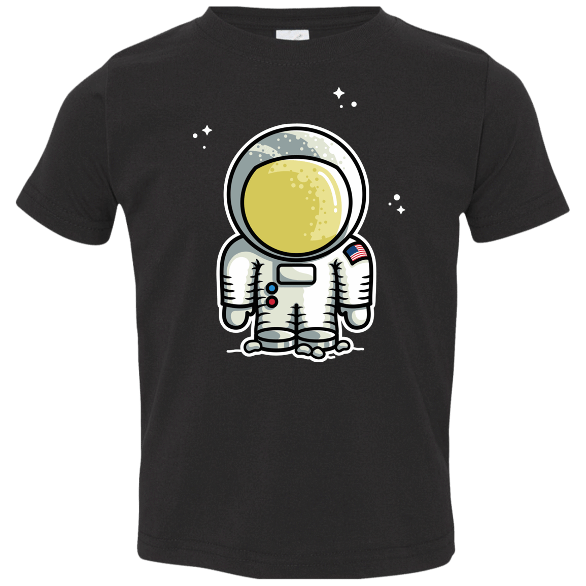 T-Shirts Black / 2T Cute Astronaut Toddler Premium T-Shirt