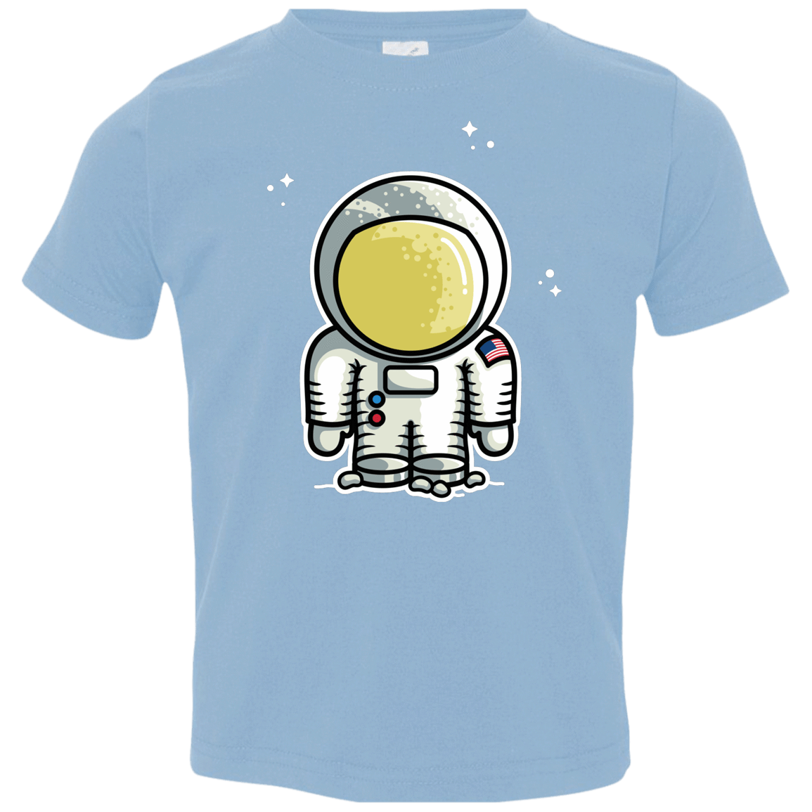 T-Shirts Light Blue / 2T Cute Astronaut Toddler Premium T-Shirt
