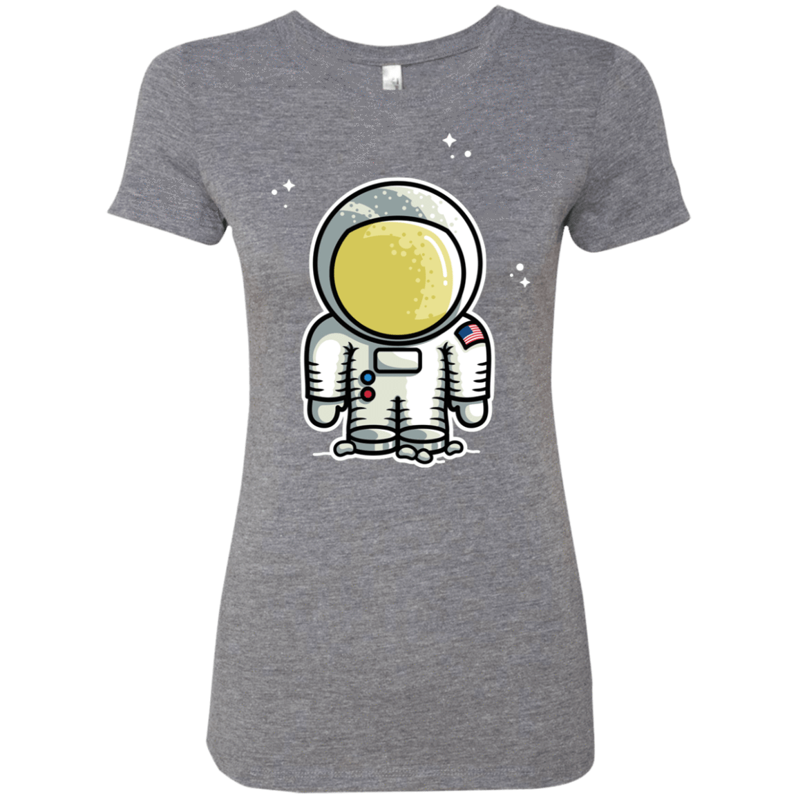 T-Shirts Premium Heather / S Cute Astronaut Women's Triblend T-Shirt