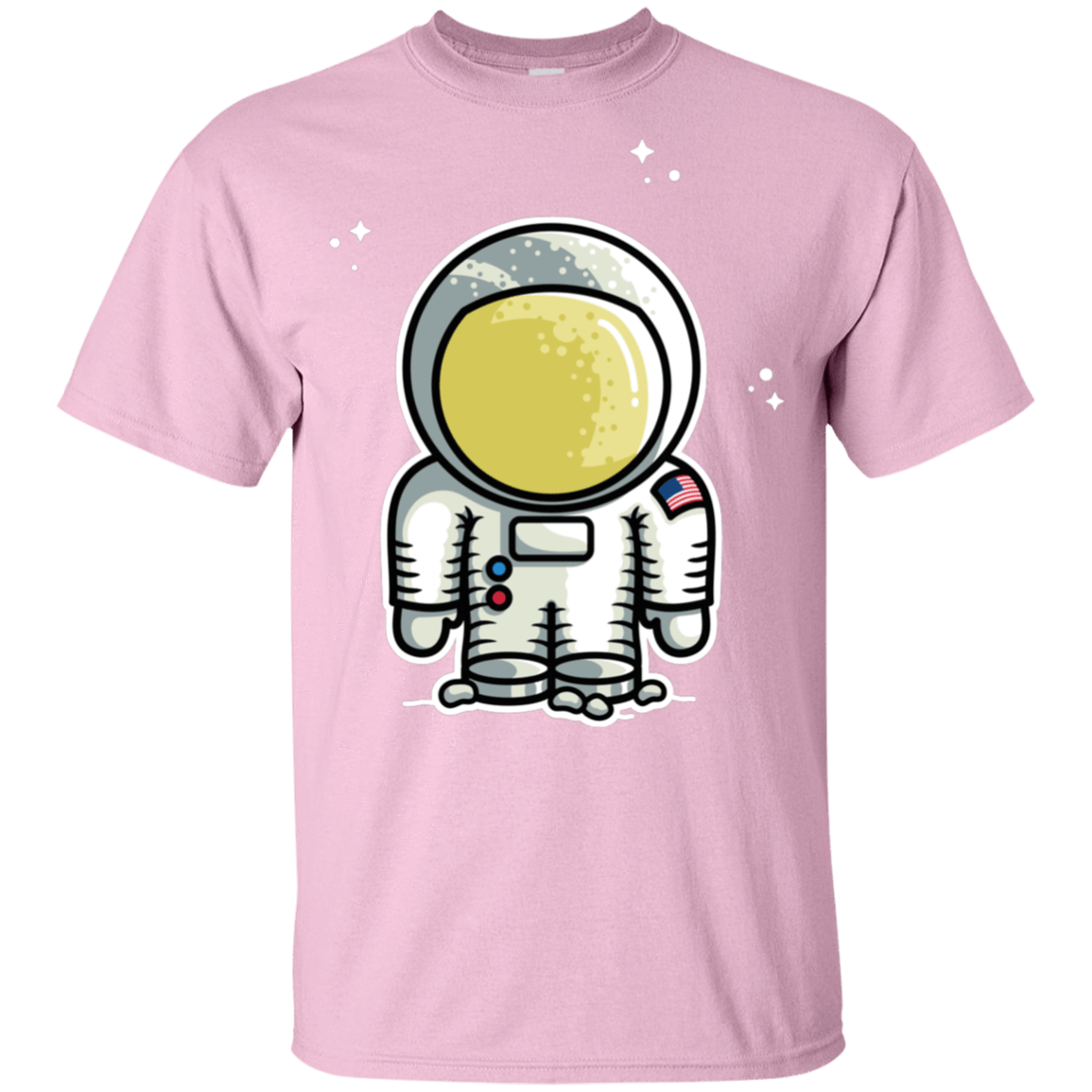 T-Shirts Light Pink / YXS Cute Astronaut Youth T-Shirt