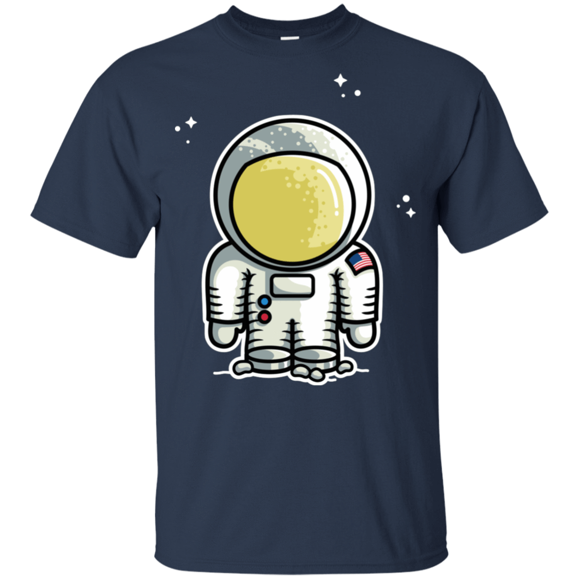 T-Shirts Navy / YXS Cute Astronaut Youth T-Shirt