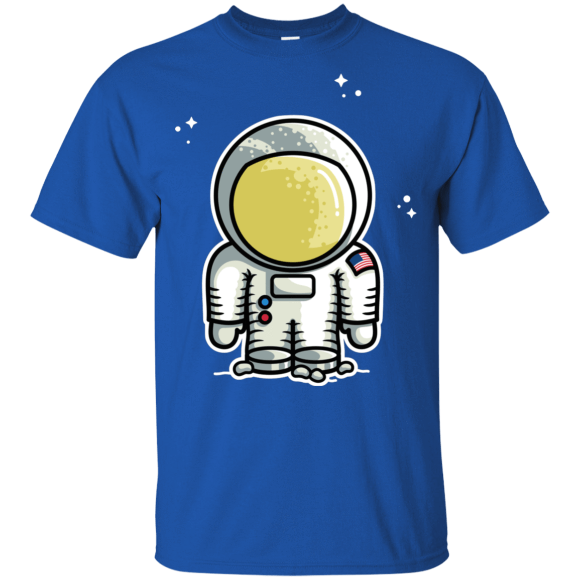 T-Shirts Royal / YXS Cute Astronaut Youth T-Shirt