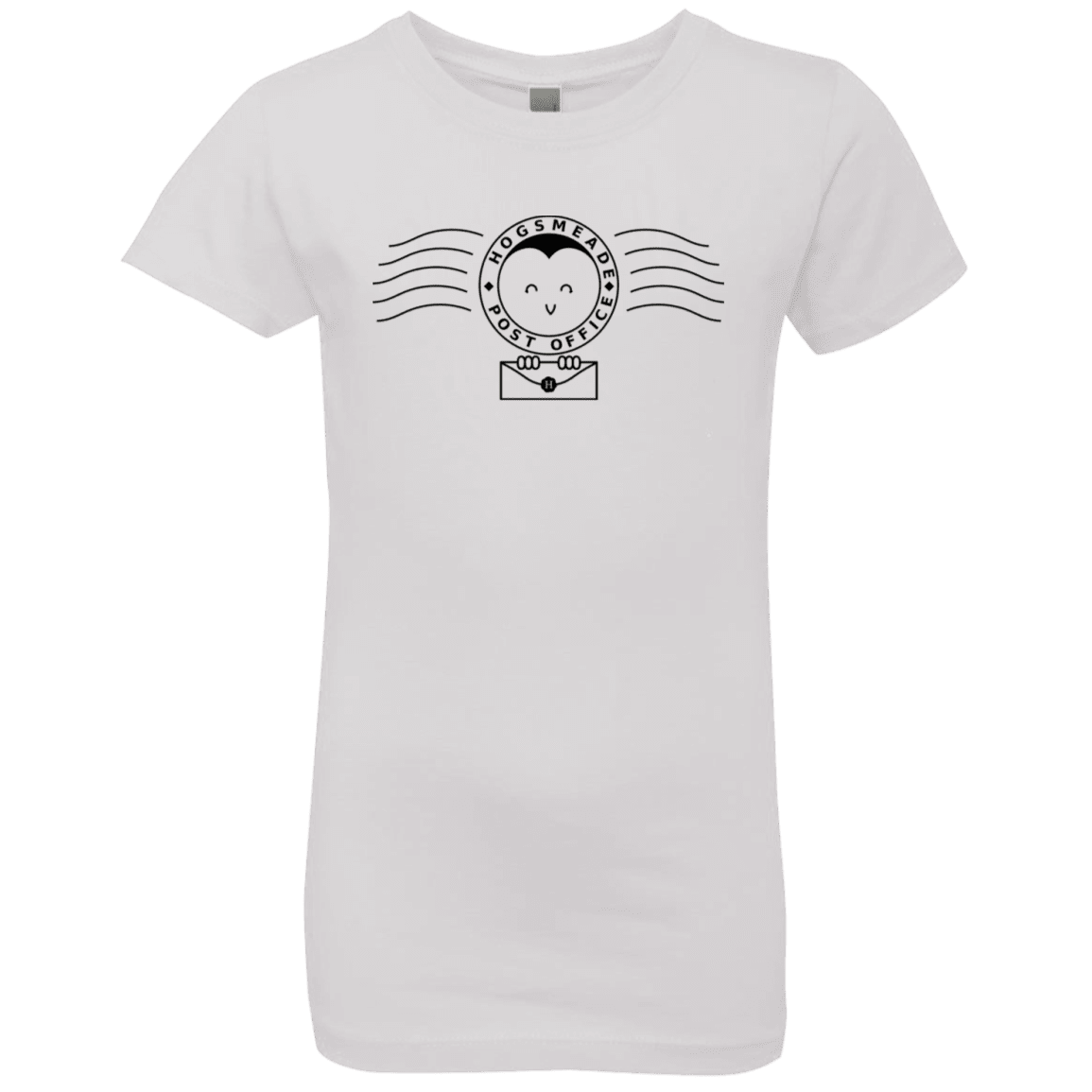 T-Shirts White / YXS Cute Hogsmeade Post Office Stamp Girls Premium T-Shirt
