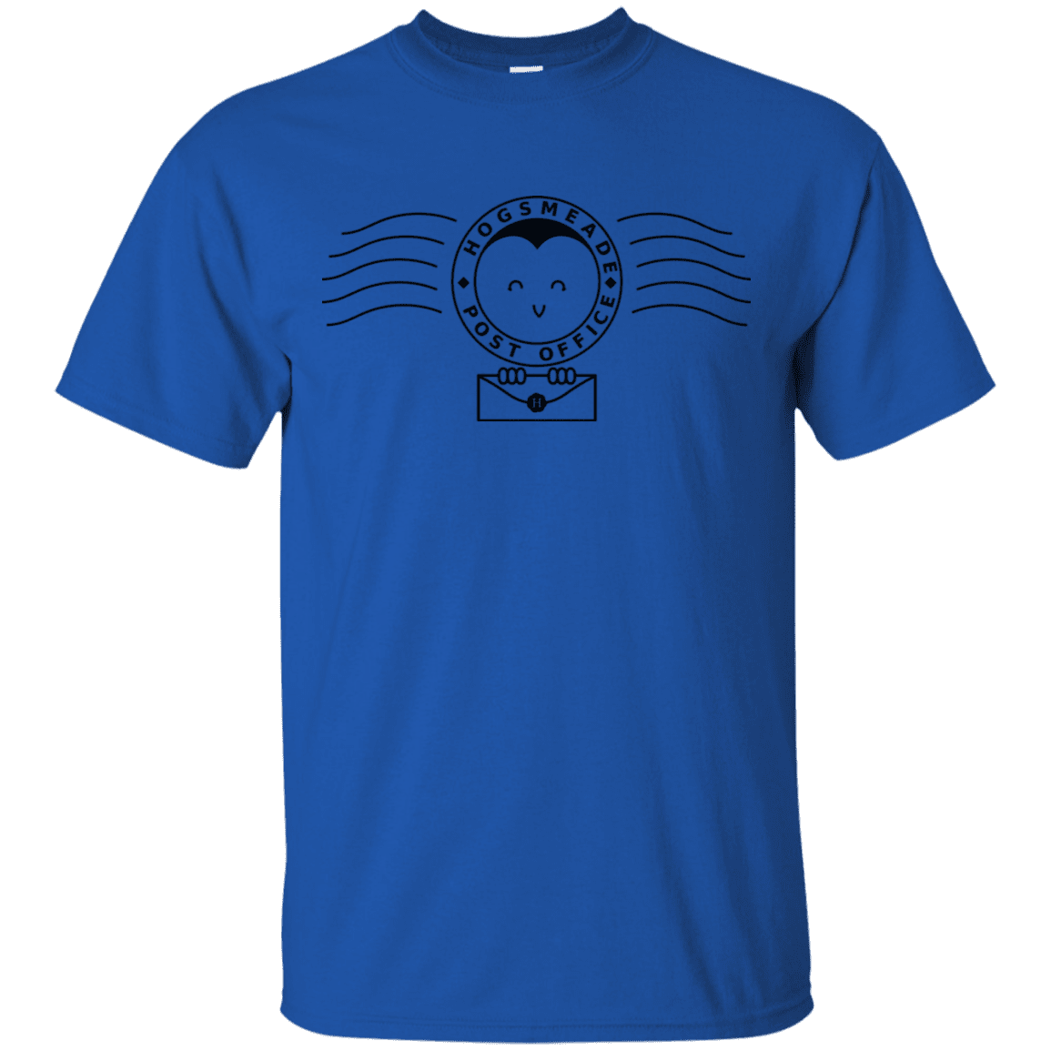 T-Shirts Royal / S Cute Hogsmeade Post Office Stamp T-Shirt