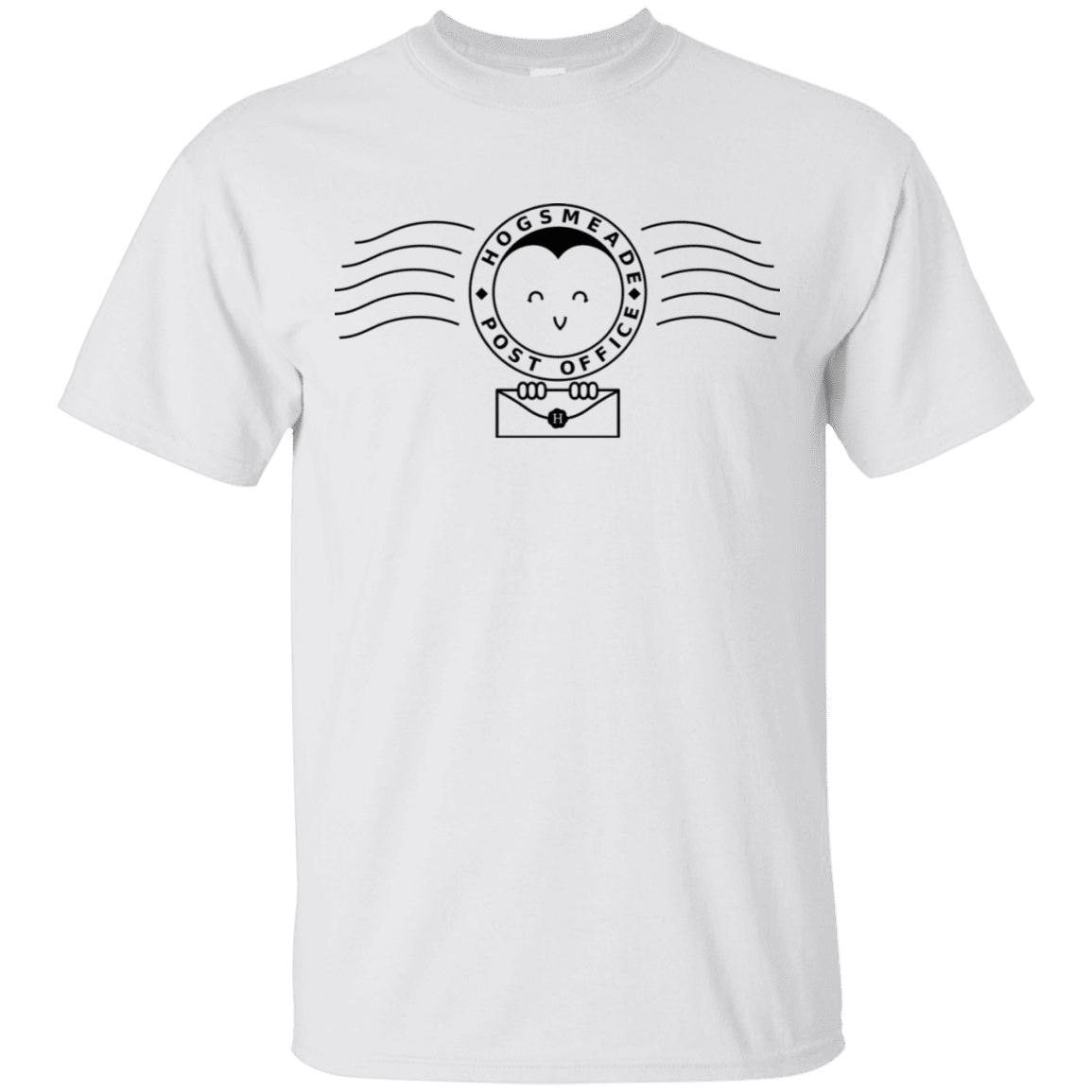 T-Shirts White / S Cute Hogsmeade Post Office Stamp T-Shirt