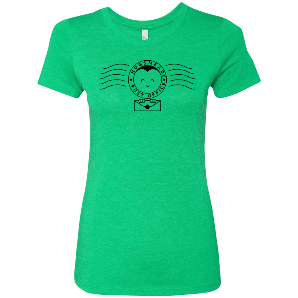 T-Shirts Envy / S Cute Hogsmeade Post Office Stamp Women's Triblend T-Shirt