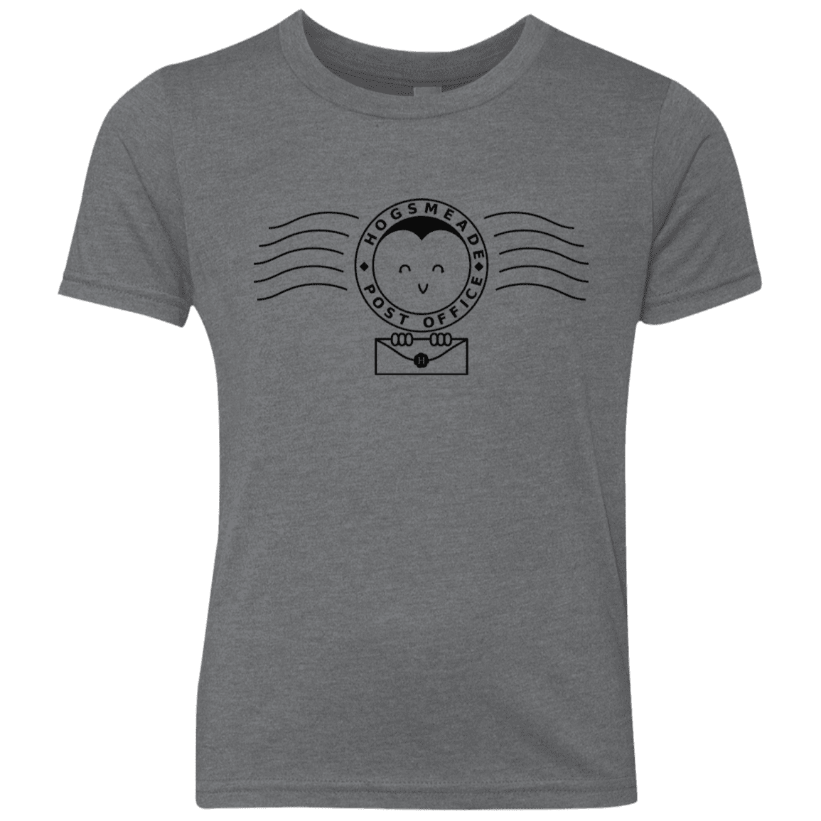 T-Shirts Premium Heather / YXS Cute Hogsmeade Post Office Stamp Youth Triblend T-Shirt