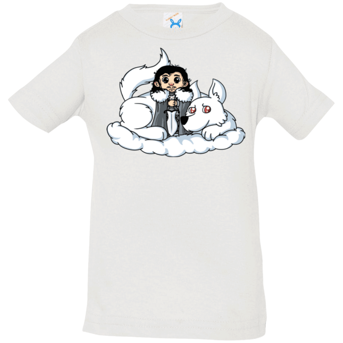 T-Shirts White / 6 Months Cute Jon Snow and Ghost Infant PremiumT-Shirt