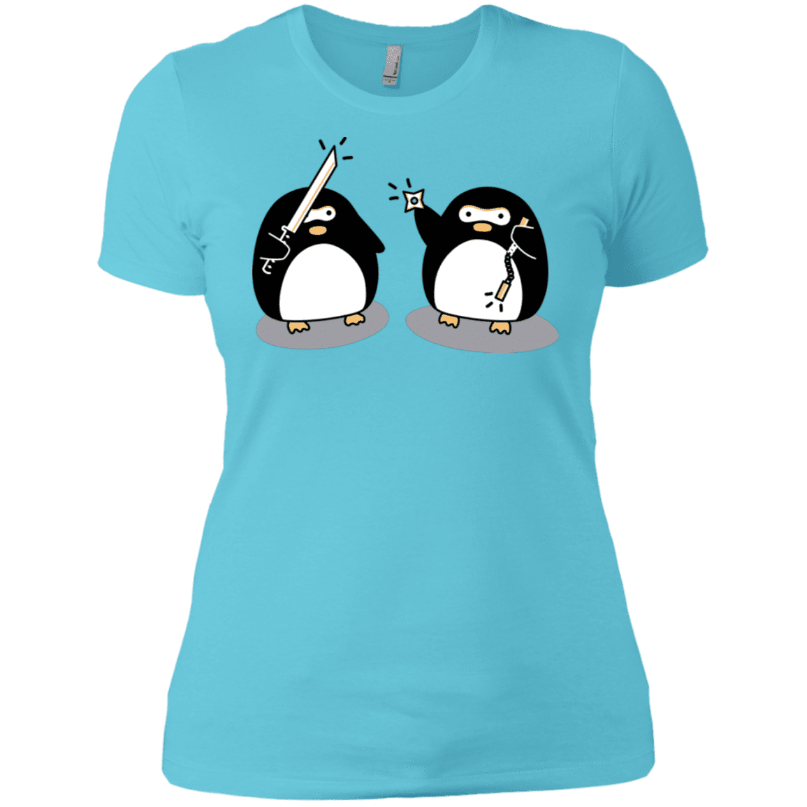 T-Shirts Cancun / X-Small Cute Ninja Penguins Women's Premium T-Shirt