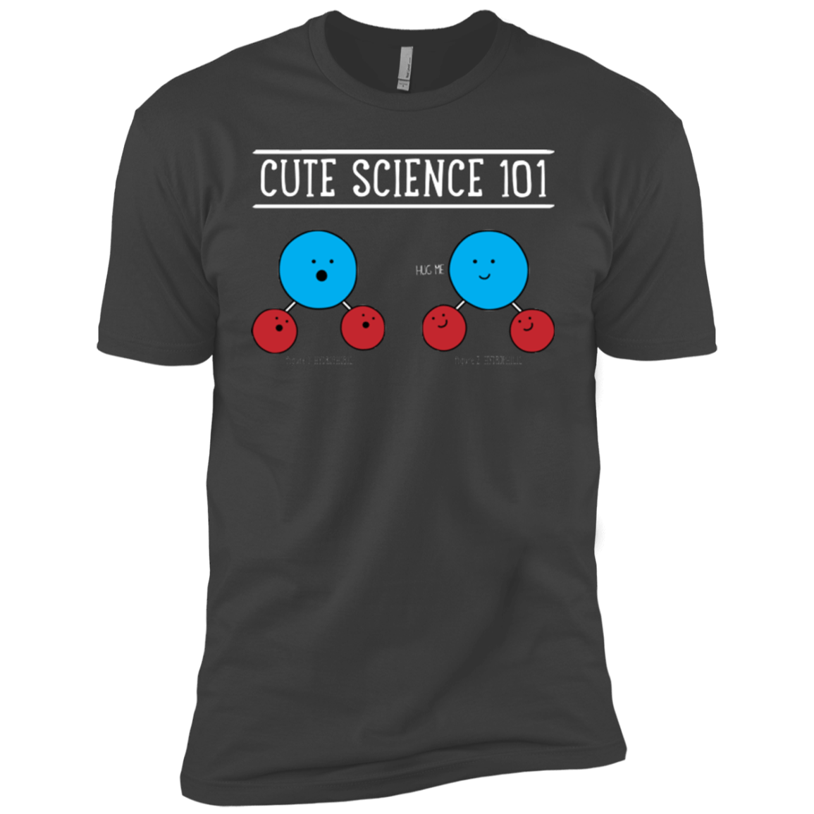 T-Shirts Heavy Metal / YXS Cute Science - Hydrophobic & Hydrophillic Boys Premium T-Shirt