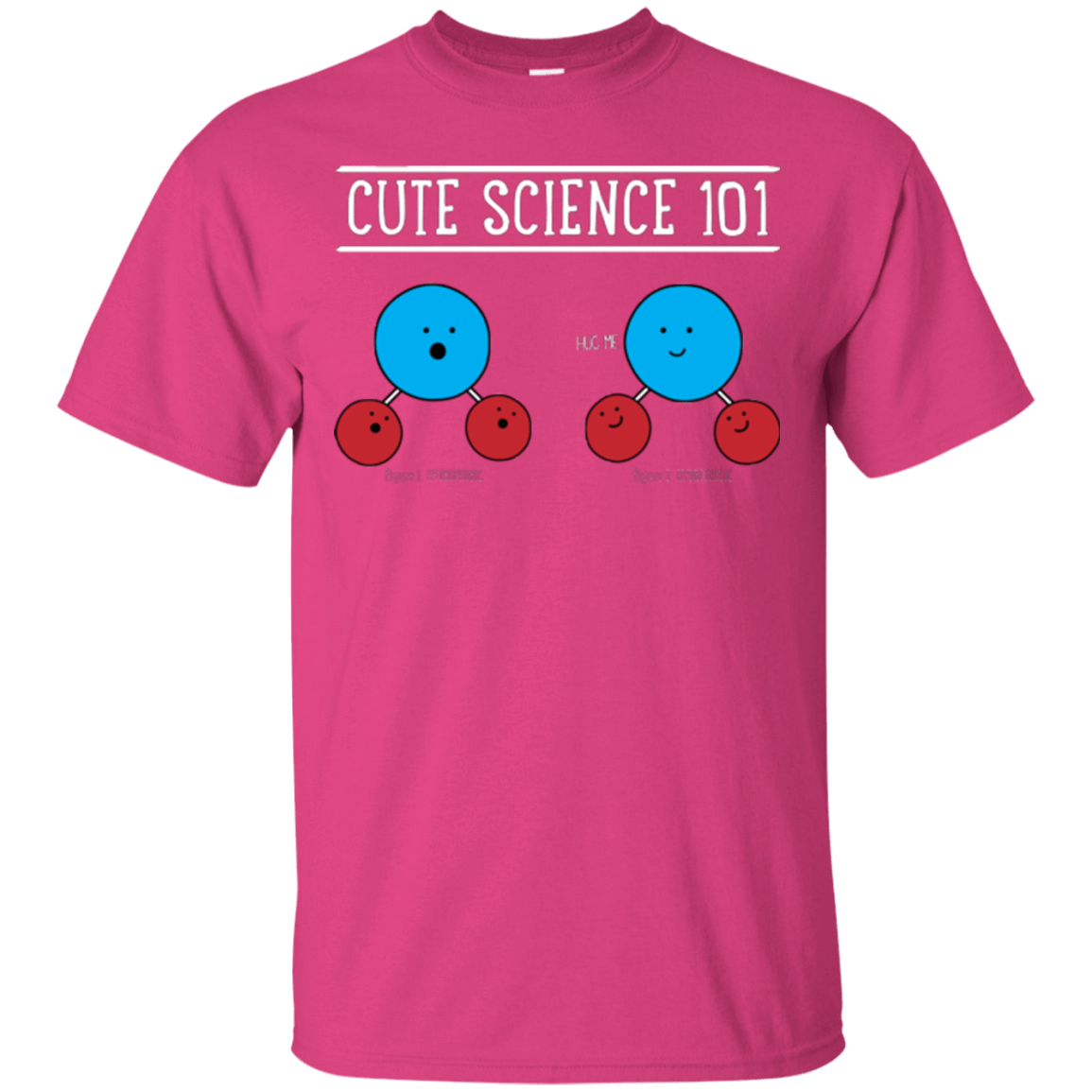 T-Shirts Heliconia / Small Cute Science - Hydrophobic & Hydrophillic T-Shirt