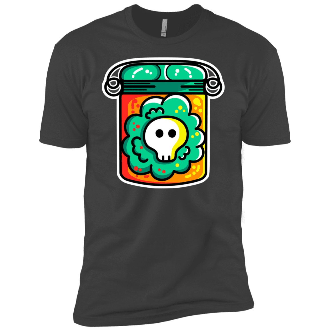 T-Shirts Heavy Metal / YXS Cute Skull In A Jar Boys Premium T-Shirt
