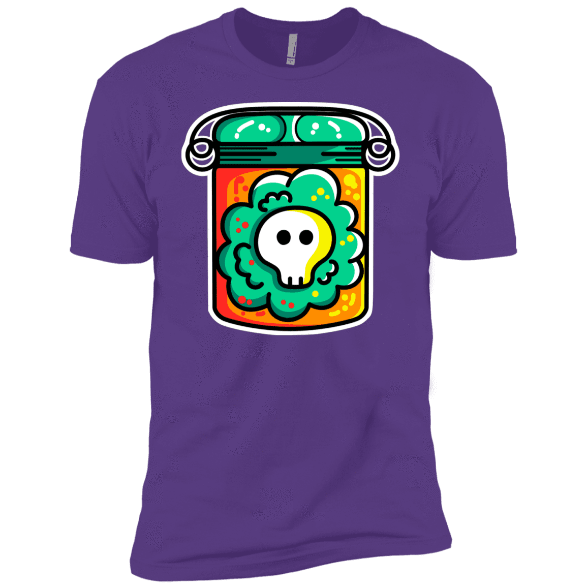 T-Shirts Purple Rush / YXS Cute Skull In A Jar Boys Premium T-Shirt