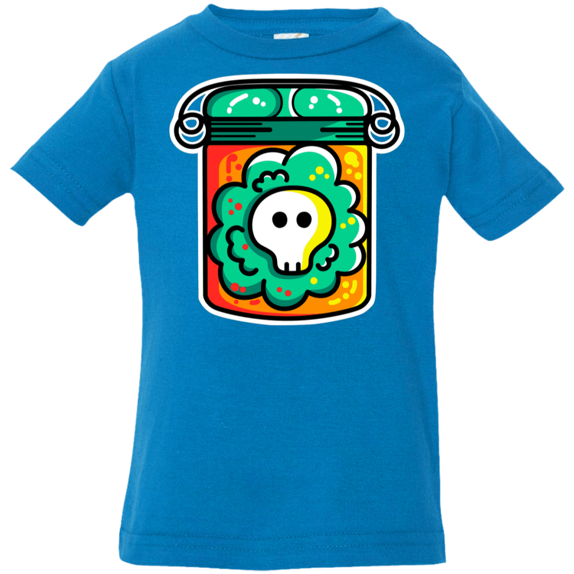 T-Shirts Cobalt / 6 Months Cute Skull In A Jar Infant Premium T-Shirt